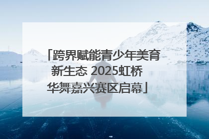 跨界赋能青少年美育新生态 2025虹桥华舞嘉兴赛区启幕