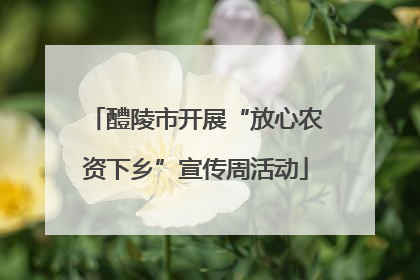 醴陵市开展“放心农资下乡”宣传周活动