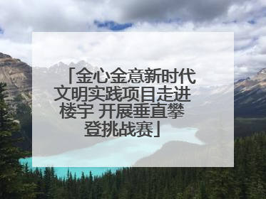 金心金意新时代文明实践项目走进楼宇 开展垂直攀登挑战赛