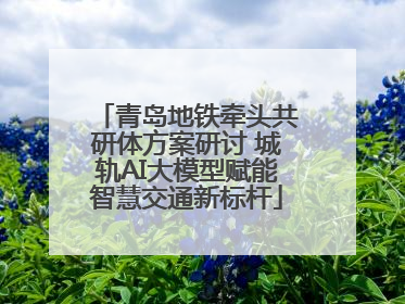 青岛地铁牵头共研体方案研讨 城轨AI大模型赋能智慧交通新标杆