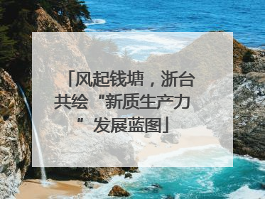 风起钱塘，浙台共绘“新质生产力”发展蓝图