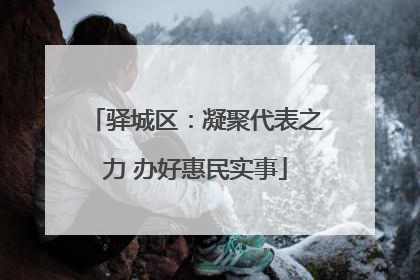 驿城区：凝聚代表之力 办好惠民实事