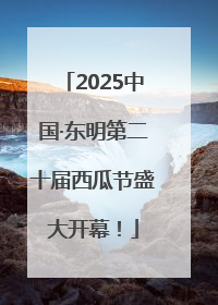 2025中国·东明第二十届西瓜节盛大开幕！