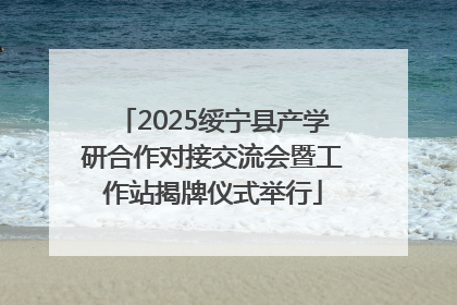 2025绥宁县产学研合作对接交流会暨工作站揭牌仪式举行