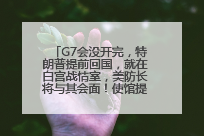 G7会没开完，特朗普提前回国，就在白宫战情室，美防长将与其会面！使馆提醒：在以中国公民尽快陆路离境！国际油价金价继续上涨